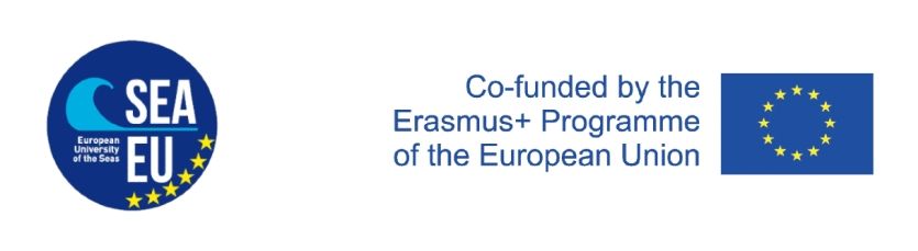 Graphics with the SEA-EU and Erasmus+ logo.