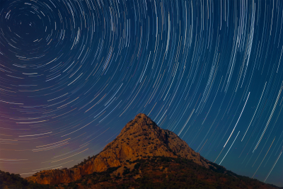 With simple photographic tricks you can capture stars moving across the sky in a photograph
