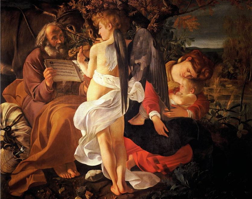 Caravaggio, Odpoczynek w czasie ucieczki do Egiptu