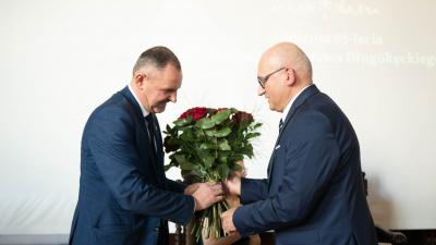 Od lewej: prof. Arkadiusz Janicki i prof. Wiesław Długokęcki
