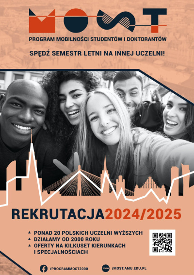 Plakat: rekrutacja do programu MOST