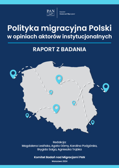 Okładka raportu Komitetu Badań nad Migracjami PAN