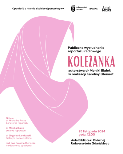 Plakat KOLEŻANKA reportaż