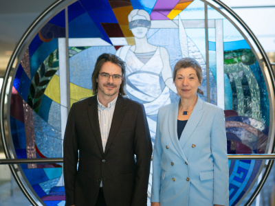 prof. Ulrike Müßig i prof. Michał Gałędek