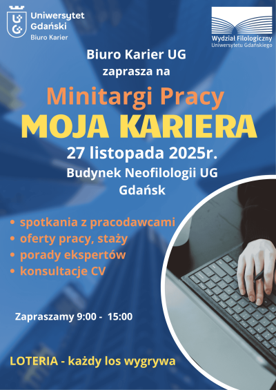 Plakat Minitargi Pracy Moja Kariera 27.11.2025