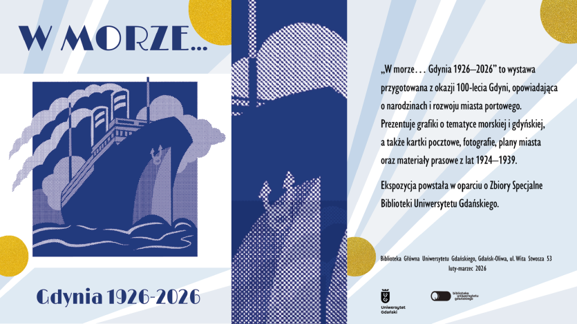 Grafika "W morze..." Gdynia 1926-2026