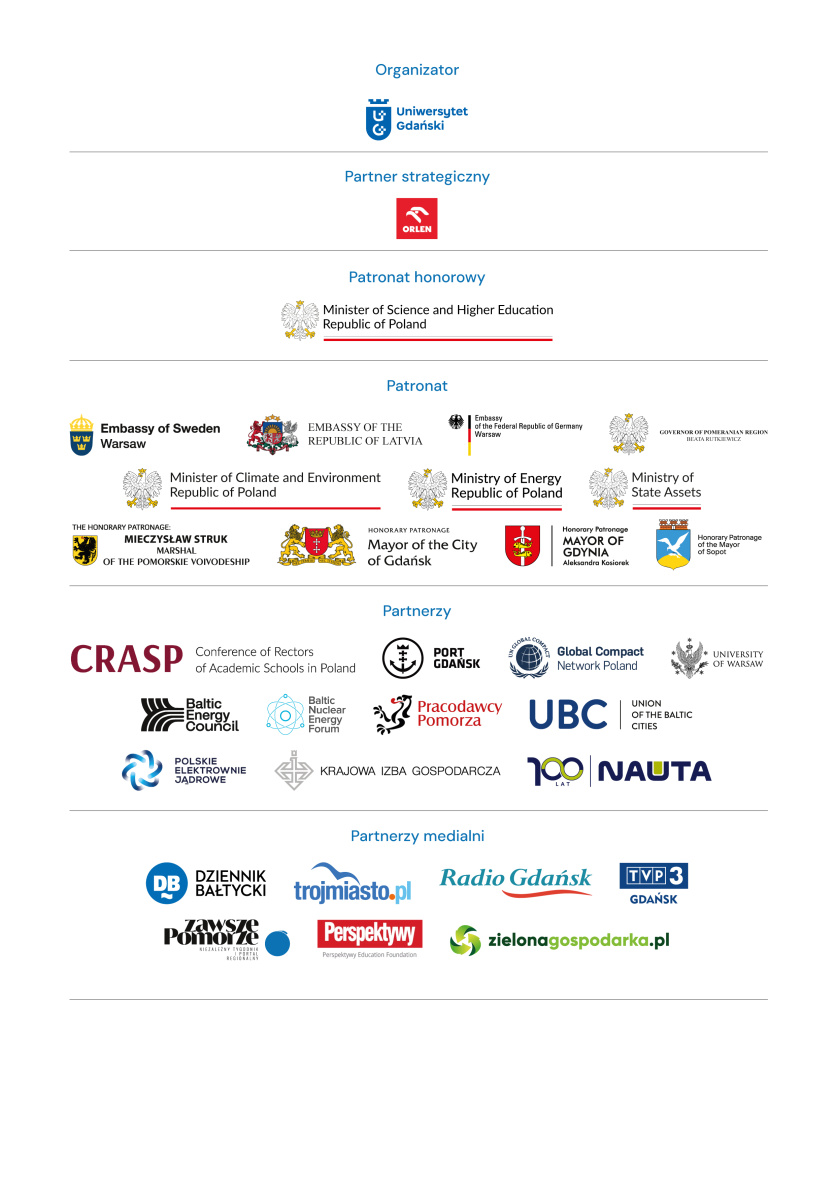 logotypy organizatorów i partnerów 