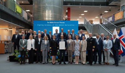 Sygnatariusze Deklaracji Gdańskiej (Baltic Rectors’ Declaration), fot. B. Jętczak