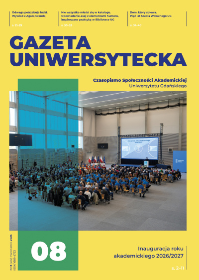 Okładka Gazety Uniwersyteckiej - październik 2026