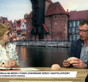 Nz. (od lewej): Marta Orańska-Szałomska, psycholog i psychoterapeutka oraz dr Wojciech Glac - naukowiec z Pracowni Neurobiologii Katedry Fizjologii Zwierząt Uniwersytetu Gdańskiego