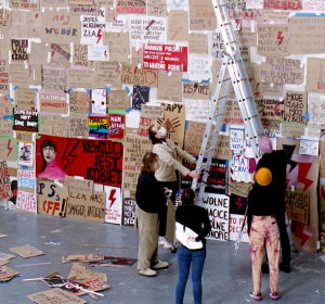 Montaż pracy Krzysztofa Powierży