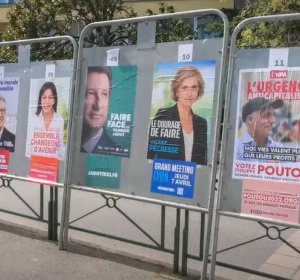 Plakaty wyborcze - Francja