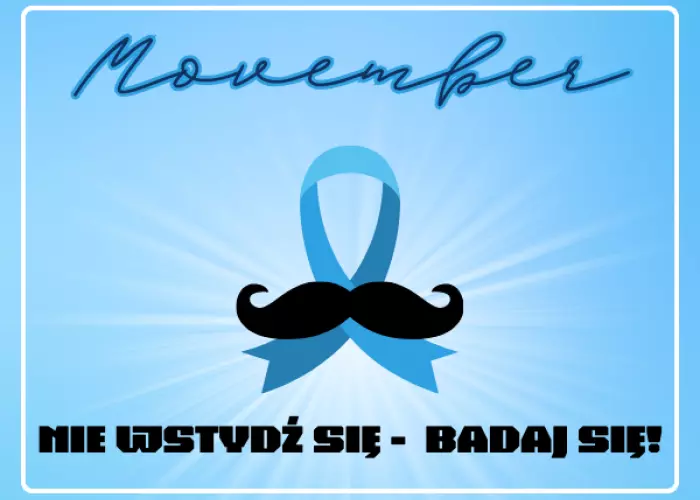 Zapisz się na darmowe badania w ramach akcji MOVEMBER!