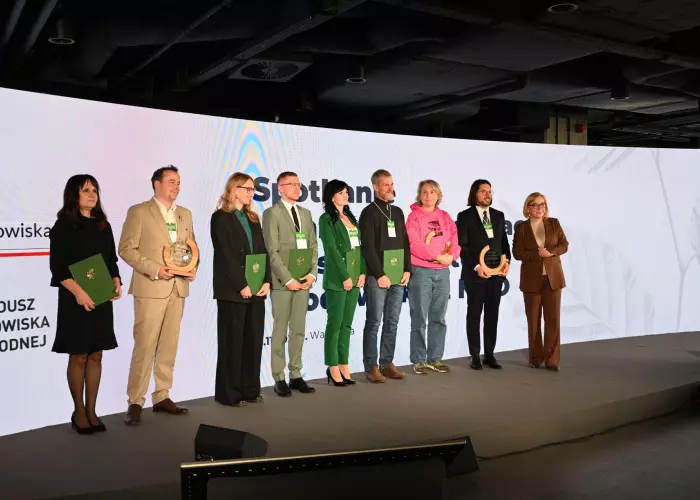 Ilustracja: ‘Climate Person of the Year 2025’. Mateusz Baluk wins in the ‘Young Scientist’ category