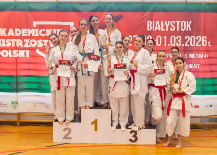 UG akademickim wicemistrzem Polski w karate