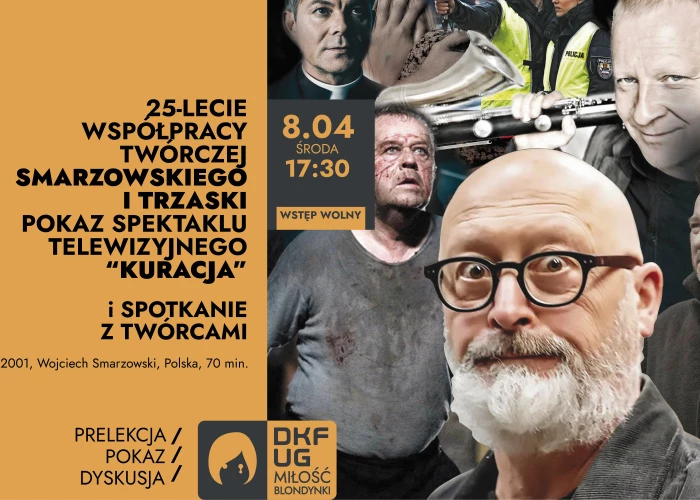 Wspólny jubileusz Smarzowskiego i Trzaski. Pokaz spektaklu „Kuracja” i spotkanie z twórcami
