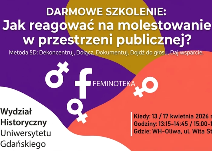 Ilustracja: How should you respond to harassment in public spaces? Learn about the 5D method during a free training session