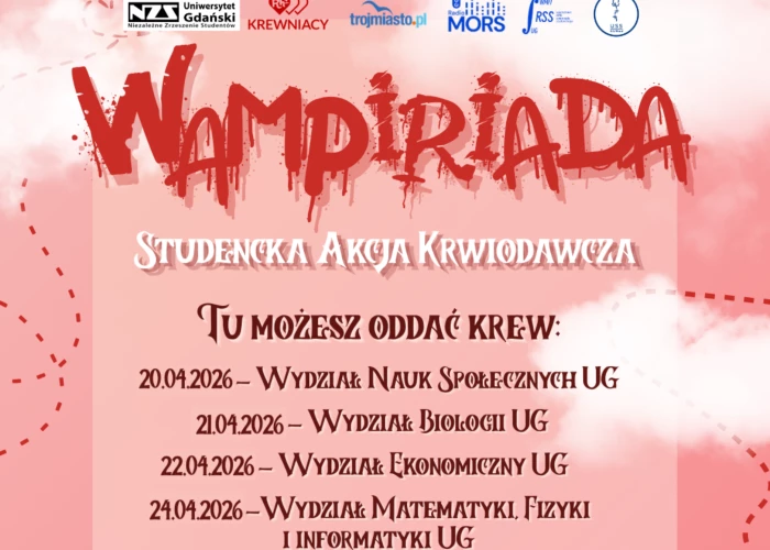Wiosenna Wampiriada na UG już od 20 kwietnia!