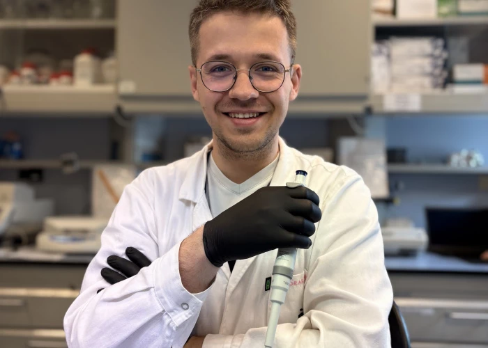 Ilustracja: Recipient of the FPS START grant: dr Łukasz Grabowski