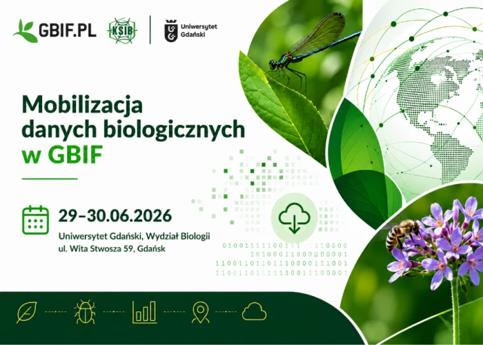 „Mobilizacja danych biologicznych w GBIF” - szkolenie dla osób pracujących z danymi dotyczącymi bioróżnorodności