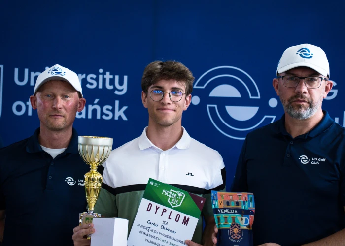 Student UG najlepszym akademickim golfistą w Polsce!
