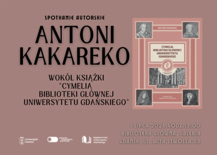 Spotkanie z Antonim Kakareko - wieloletnim kustoszem zbiorów specjalnych Biblioteki UG