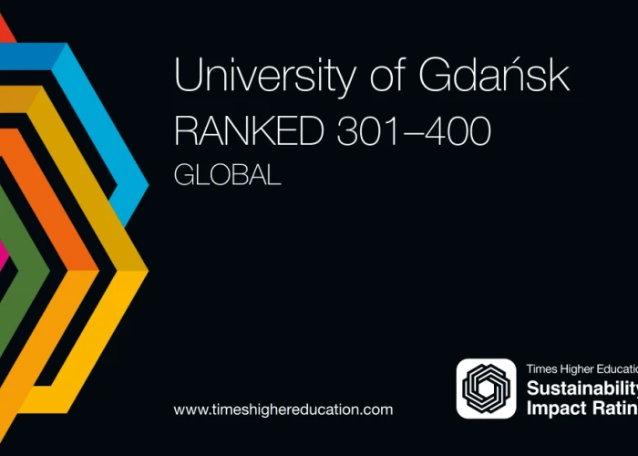 Ilustracja: Equality, accountability, development. University of Gdańsk highly rated in the THE Impact 2026 ranking