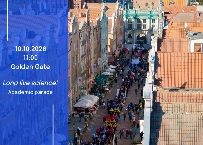 Ilustracja: Long live science! Take part in the parade in the heart of Gdańsk