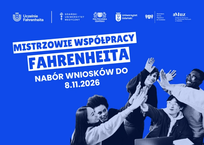 Ilustracja: Win up to 30,000 zł for an inter-university project! The 5th edition of the ‘Fahrenheit Champions of Cooperation’ competition