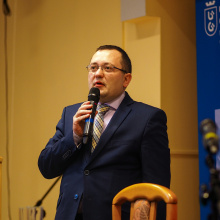 Konsul Ukrainy Oleksandr Plodystyi