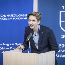Otwarcie Instytutu Informatyki - przemówienie, fot. Krzysztof Mystkowski / KFP