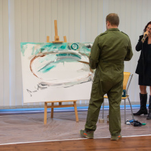 Wernisaż wystawy malarstwa Denisa Chyżawskiego "Echo absolutu"