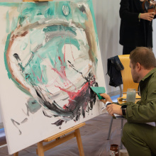 Wernisaż wystawy malarstwa Denisa Chyżawskiego "Echo absolutu"