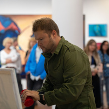 Wernisaż wystawy malarstwa Denisa Chyżawskiego "Echo absolutu"