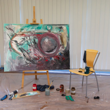 Wernisaż wystawy malarstwa Denisa Chyżawskiego "Echo absolutu"