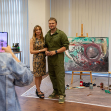 Wernisaż wystawy malarstwa Denisa Chyżawskiego "Echo absolutu"