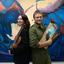 Wernisaż wystawy malarstwa Denisa Chyżawskiego "Echo absolutu"