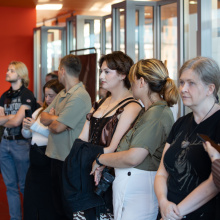 Wernisaż wystawy Tryptyk: Eros | Tanatos | Logos w Bibliotece UG, fot. B. Jętczak 9