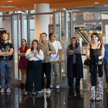 Wernisaż wystawy Tryptyk: Eros | Tanatos | Logos w Bibliotece UG, fot. B. Jętczak 12