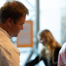 Wernisaż wystawy Tryptyk: Eros | Tanatos | Logos w Bibliotece UG, fot. B. Jętczak 19