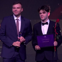 Karol Stachowicz podczas XIII Gali Pro Juvenes