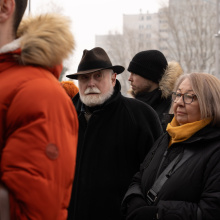 Uroczystość odsłonięcia tabliczki z nazwą ulicy Marii Janion, , fot. B. Jętczak