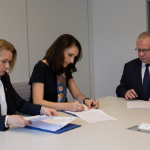 Podpisanie porozumienia o współpracy między UG a Polenergią SA