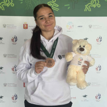 Studentka UG podczas Akademickich Mistrzostw Europy w sportach walki - Warszawa, 21-25.08.2025