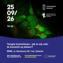 Terapie komórkowe - stanowisko ICCVS na MWB plakat