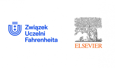 Logotypy Związku Uczelni oraz Elsevier