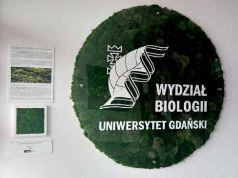 Nowa ekspozycja z mchu na Wydziale Biologii UG.