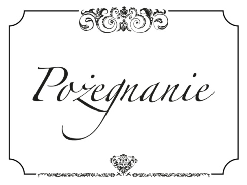Pożegnanie