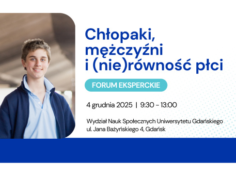 Kafel Chłopaki, mężczyźni i (nie)równość płci 4 grudnia 2025 | 9:30-13:00