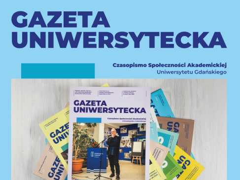 Fragment okładki grudniowego numeru Gazety Uniwersyteckiej